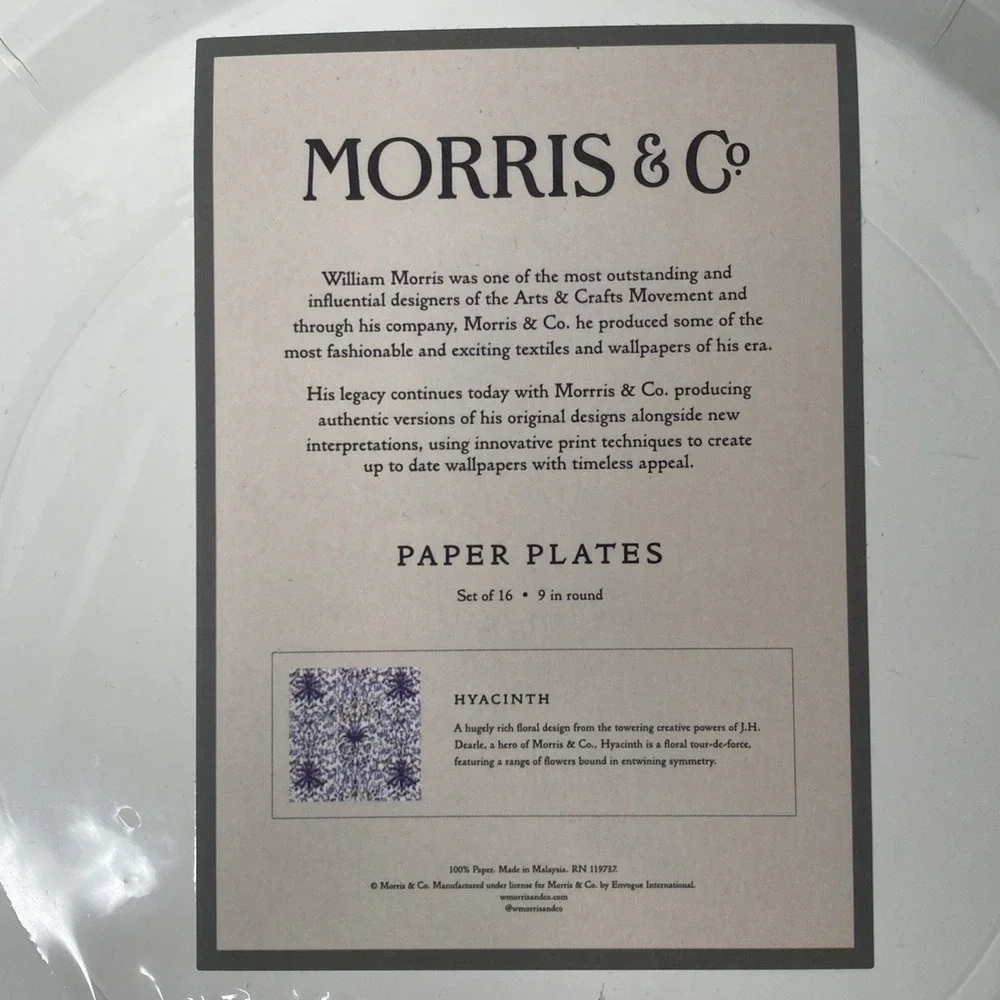 Morris & Co. HYACINTH 9